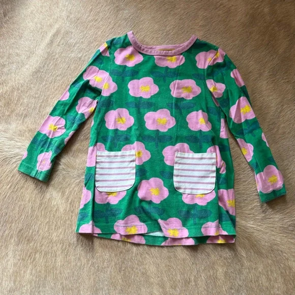 Boden Green and Pink Floral Top - Picture 1 of 3